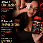 Óxido Nítrico™ – Cápsulas de Óxido Nítrico con Huanarpo para Energía, Potencia y Rendimiento , Fórmula Avanzada Natural (120 Cápsulas) – SuperHuman™
