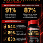 Óxido Nítrico™ – Cápsulas de Óxido Nítrico con Huanarpo para Energía, Potencia y Rendimiento , Fórmula Avanzada Natural (120 Cápsulas) – SuperHuman™